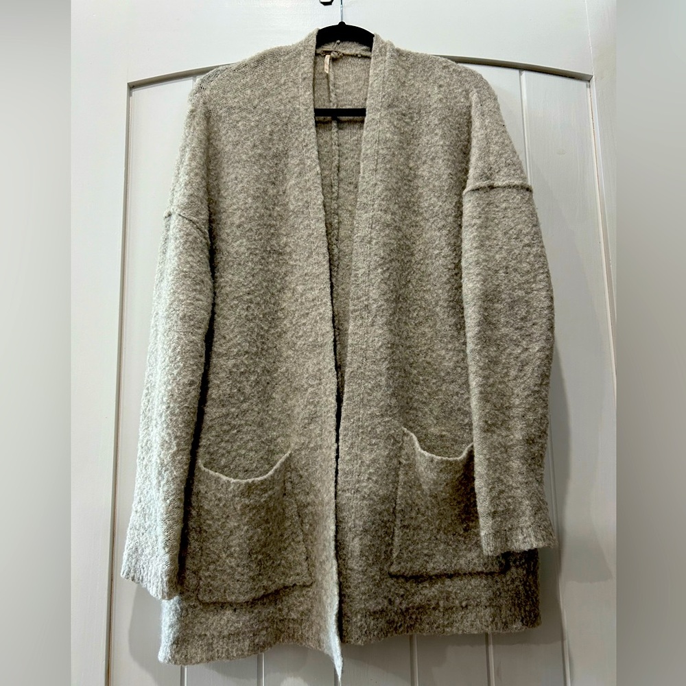 Free people open front cardigan; size XS